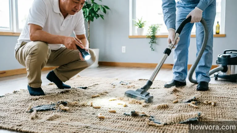 how to get rid of carpet beetle larvae