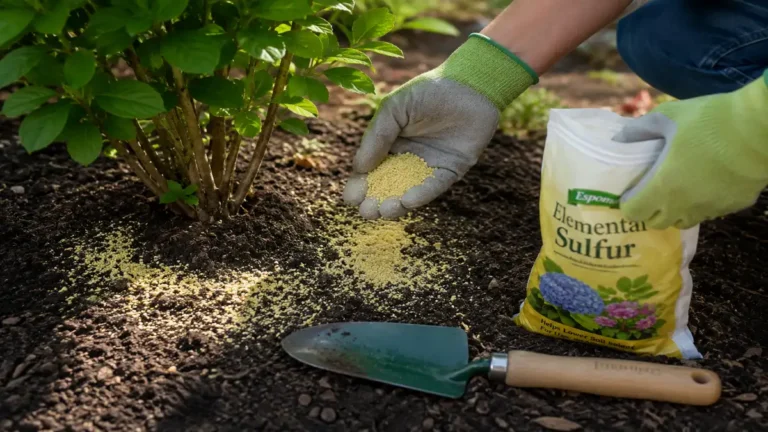 How to Lower pH in Soil