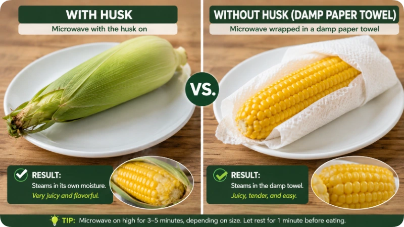 Choosing the Right Approach for How to Cook Corn on the Cob in a Microwave