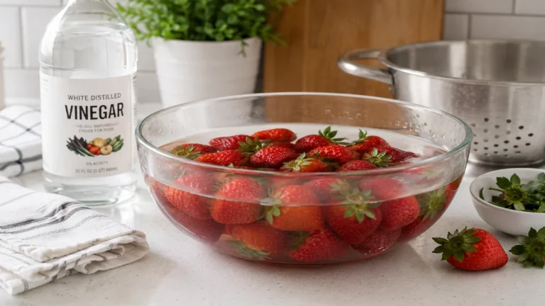 How to Clean Strawberries with Vinegar
