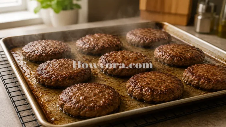 How to Cook Burgers in the Oven at 350°F
