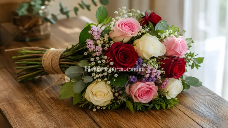 How to Make a Bouquet of Flowers