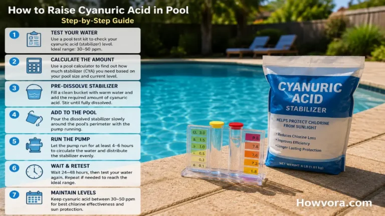 How to Raise Cyanuric Acid in Your Pool