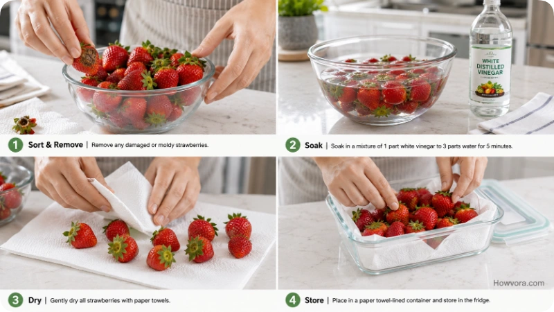 Step-by-Step Guide for How to Keep Strawberries Fresh Longer