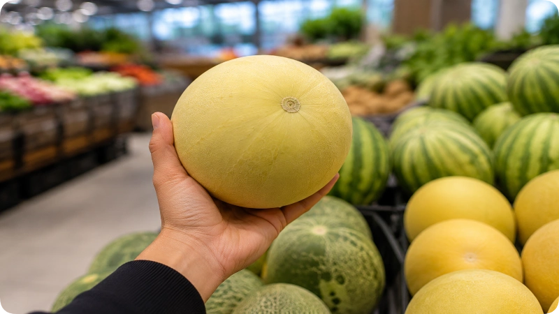 step by step guide for How to Pick a Good Honeydew Melon