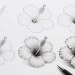 How to Draw a Hibiscus Flower