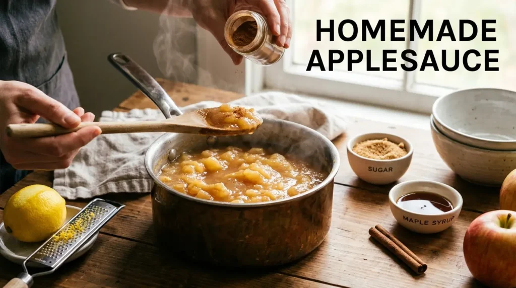 Adjust Applesauce Flavor