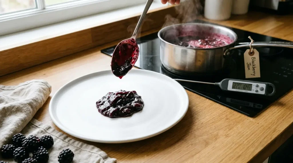 Blackberry Jam Setting Point