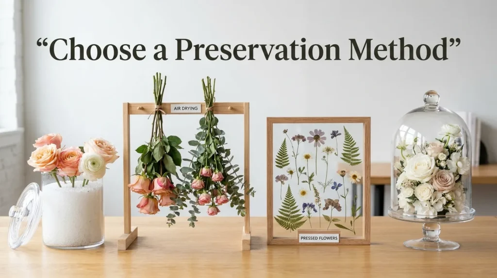 Choose Wedding Bouquet Preservation Method