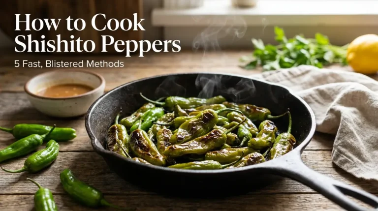 Cook Shishito Peppers