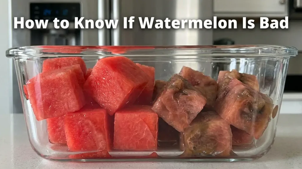 Cut Watermelon Spoilage Test