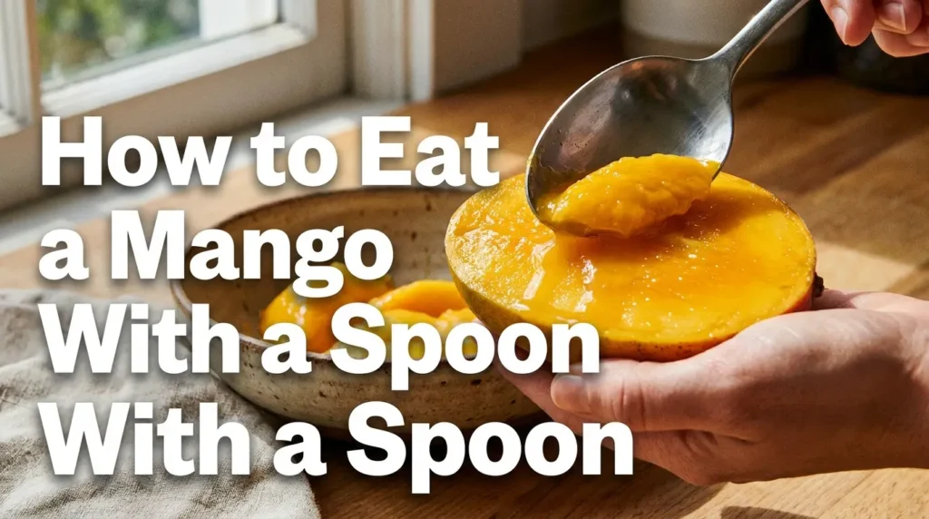 Eat Mango With A Spoon