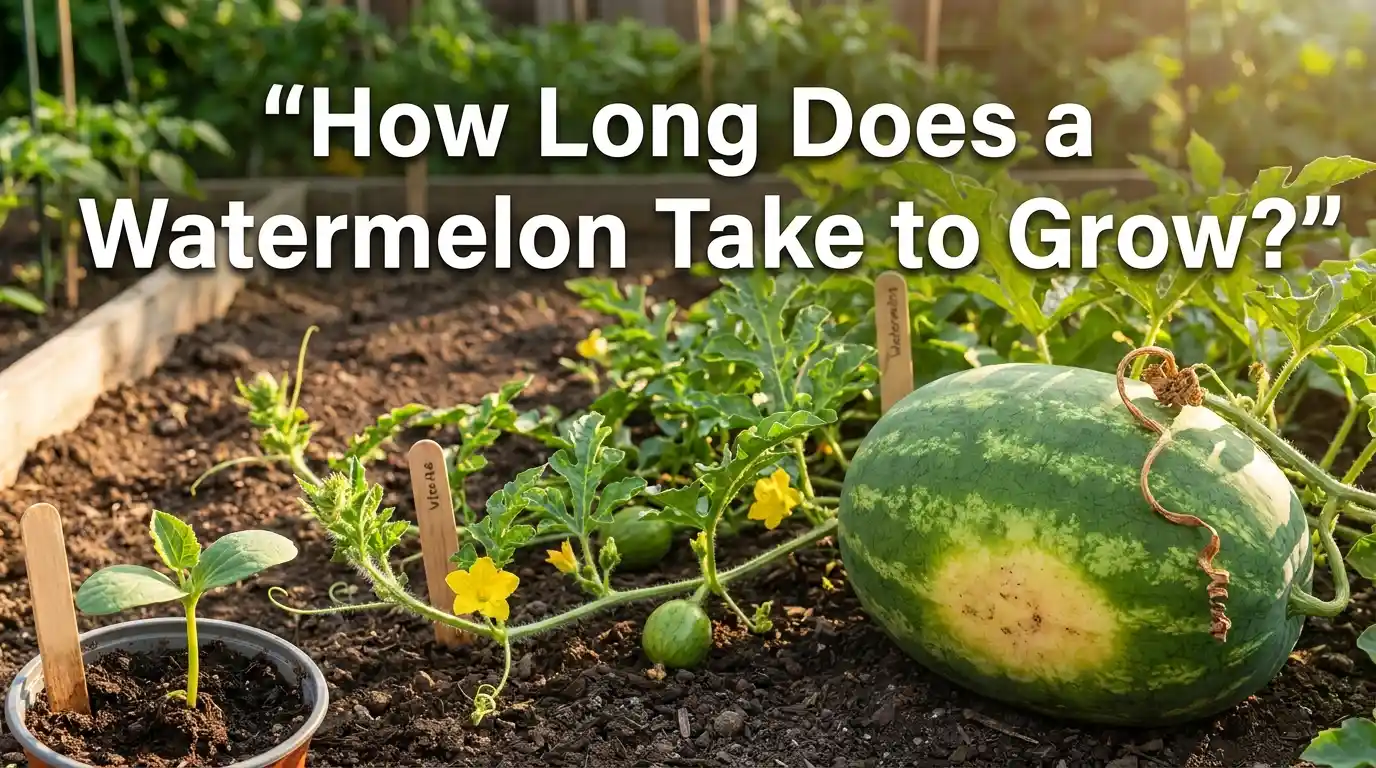 How Long Does A Watermelon Take To Grow