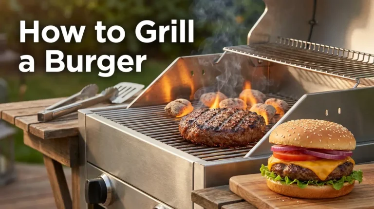 How To Grill Burger