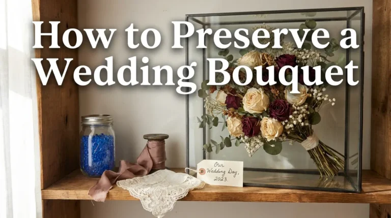 How To Preserve A Wedding Bouquet