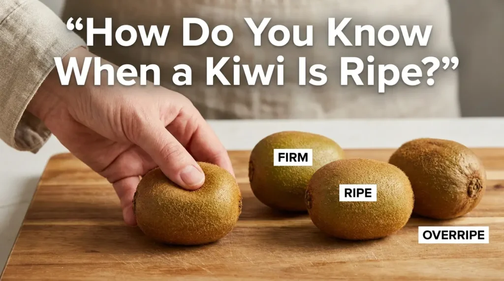 Know When Kiwi Is Ripe