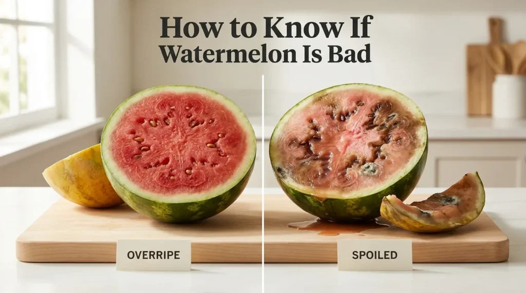 Overripe Vs Spoiled Watermelon