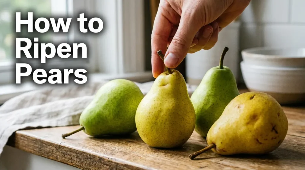 Pear Ripeness Test