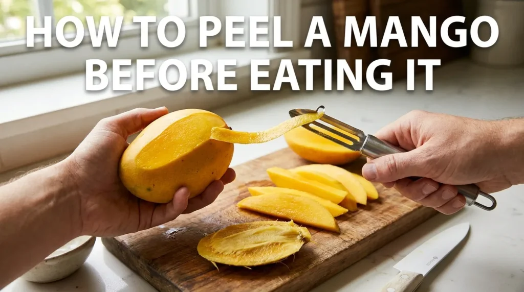 Peel Mango Before Eating