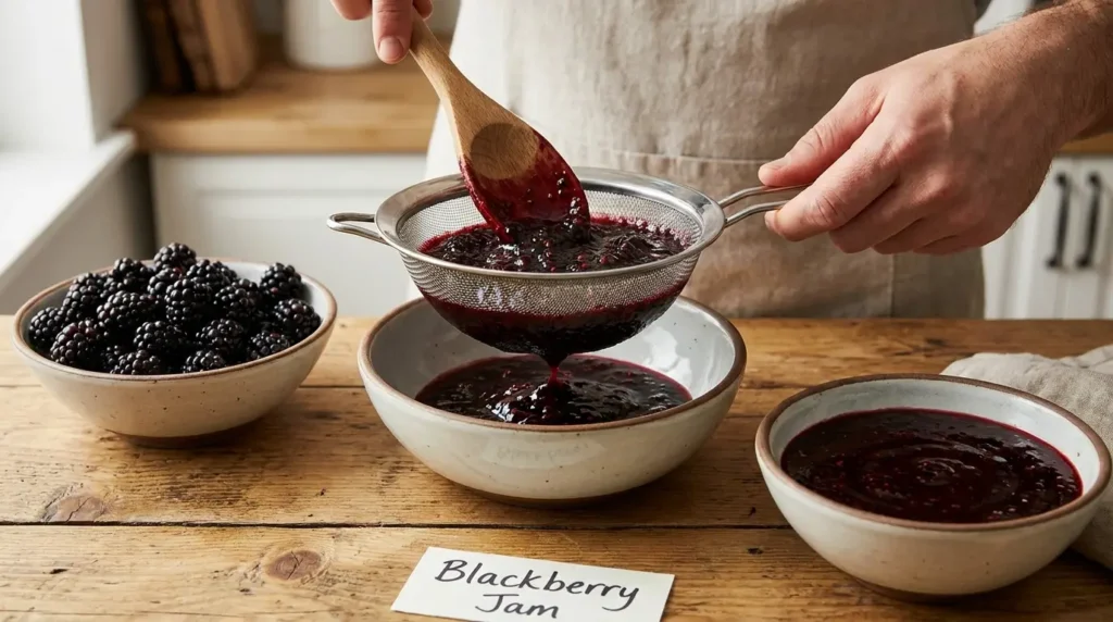 Remove Blackberry Seeds