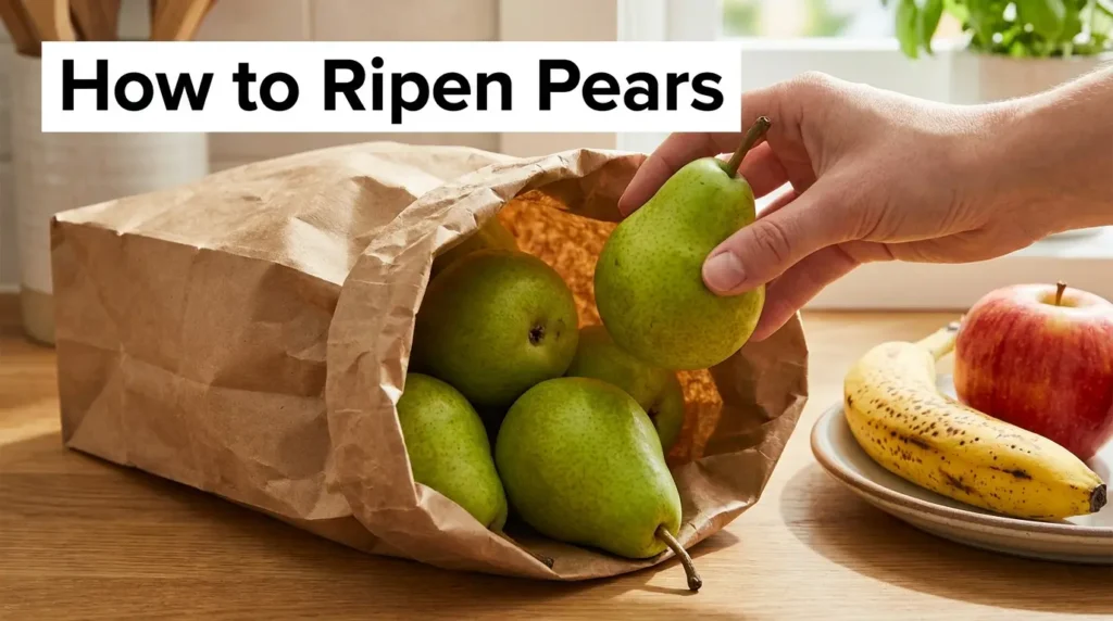 Ripen Pears Paper Bag