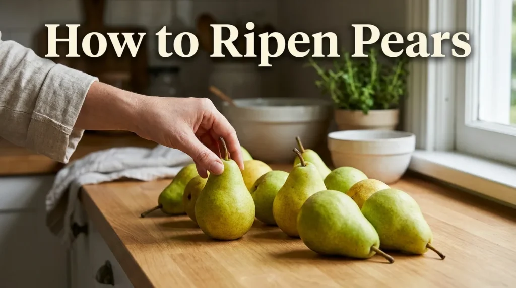Ripen Pears Room Temperature