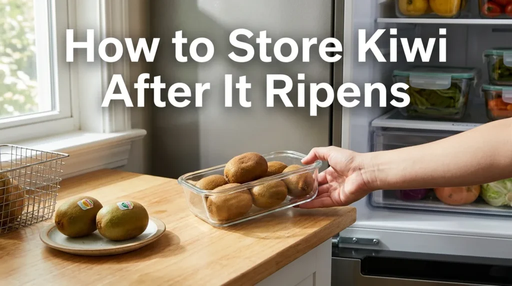 Store Kiwi After Ripening