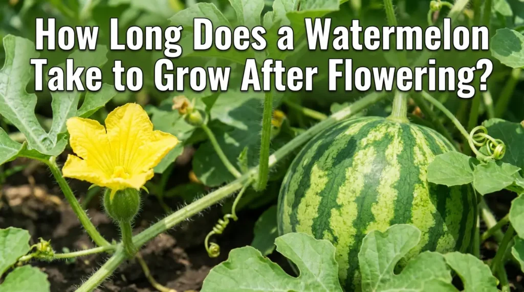 Watermelon After Flowering
